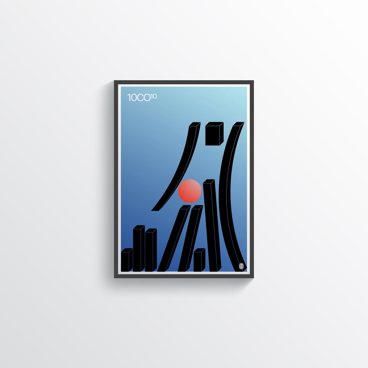 A poster which reminds of Japanese graphics. Poster, available in C-Type print on Fuji Matt Crystal archive paper with a semi-matt finish. - Starting from 19 € / Shipped Worldwide
