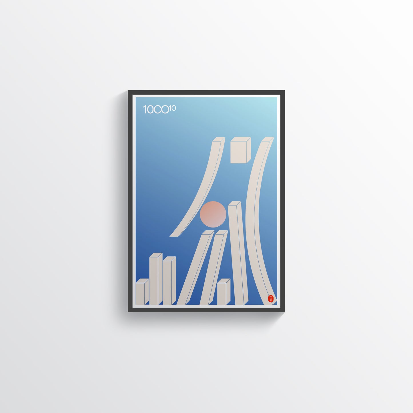 A poster which reminds of Japanese graphics. Poster, available in C-Type print on Fuji Matt Crystal archive paper with a semi-matt finish. - Starting from 19 € / Shipped Worldwide