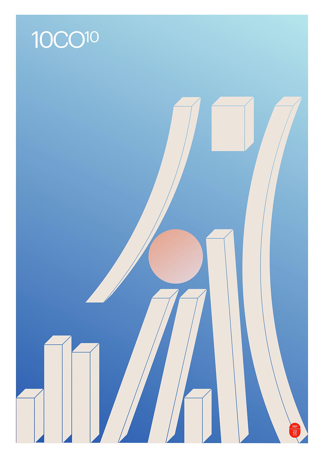 A poster which reminds of Japanese graphics. Poster, available in C-Type print on Fuji Matt Crystal archive paper with a semi-matt finish. - Starting from 19 € / Shipped Worldwide