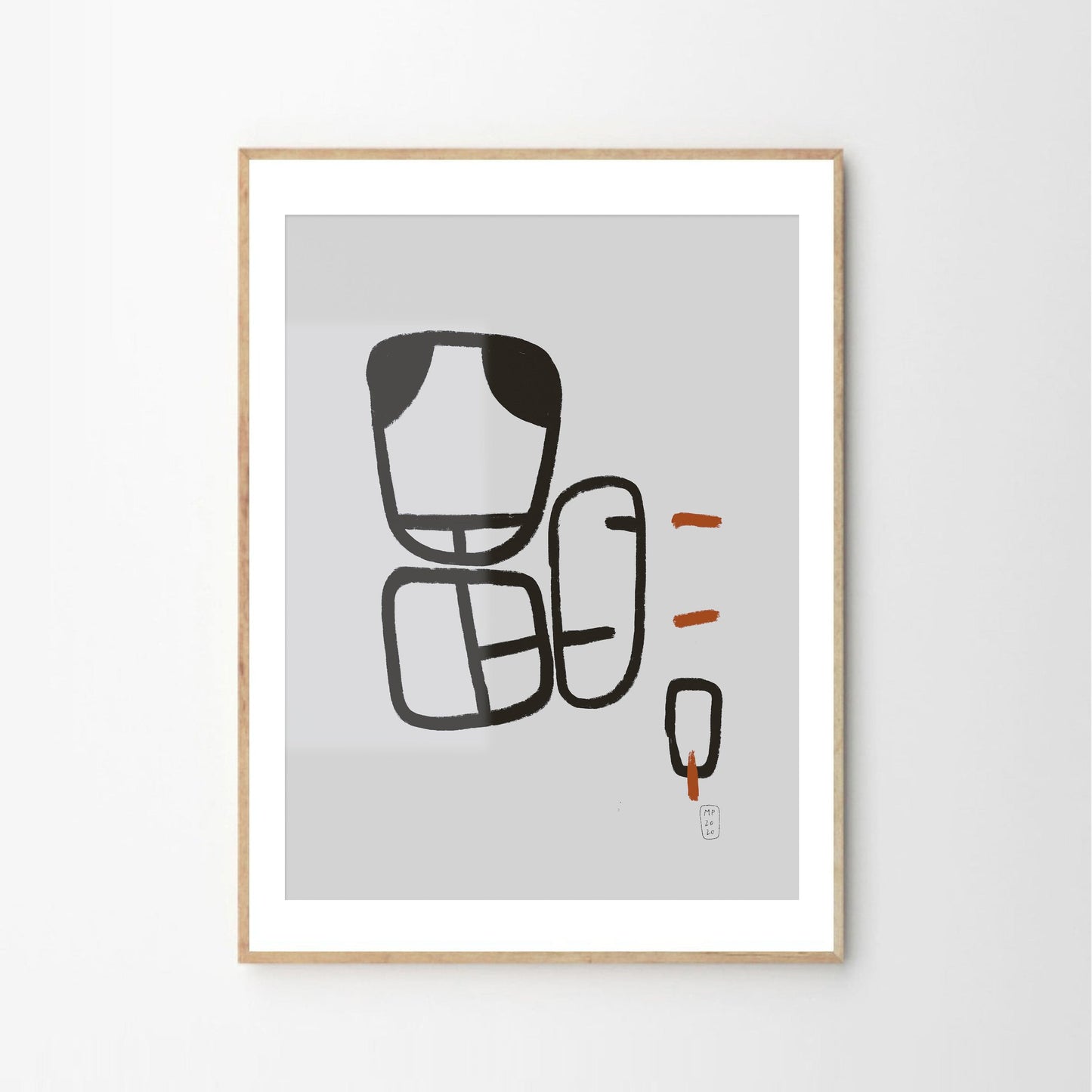 Minimalist art prints, Giclée print, Hahnemühle Photo Rag paper stock, archival quality for 100+ years